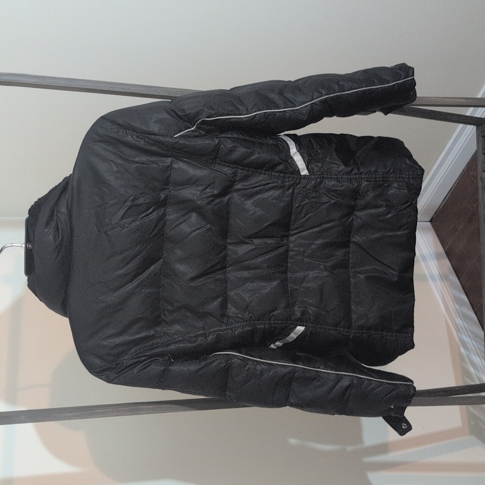Platinum | Black Winter Jacket With Silver Details - Picture 3 of 16